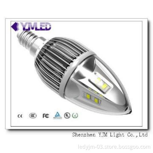 4W led candle lights ,UL/CE, 3 years warranty